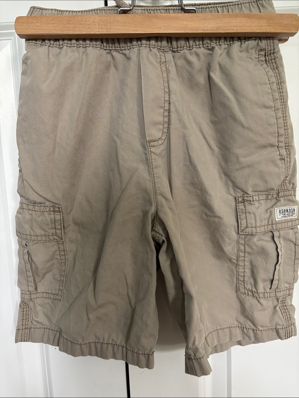 OshKosh B'gosh Boys' Khaki/Tan Cargo Shorts